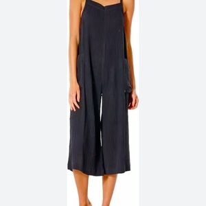 Rip Curl Black Wide-Leg Jumpsuit